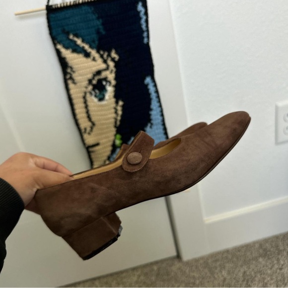 brown suede Mary Jane’s - Picture 7 of 8